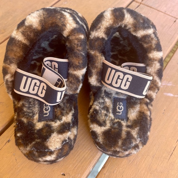 Ugg Fluff Yeah Leopard Slide - Picture 4 of 6
